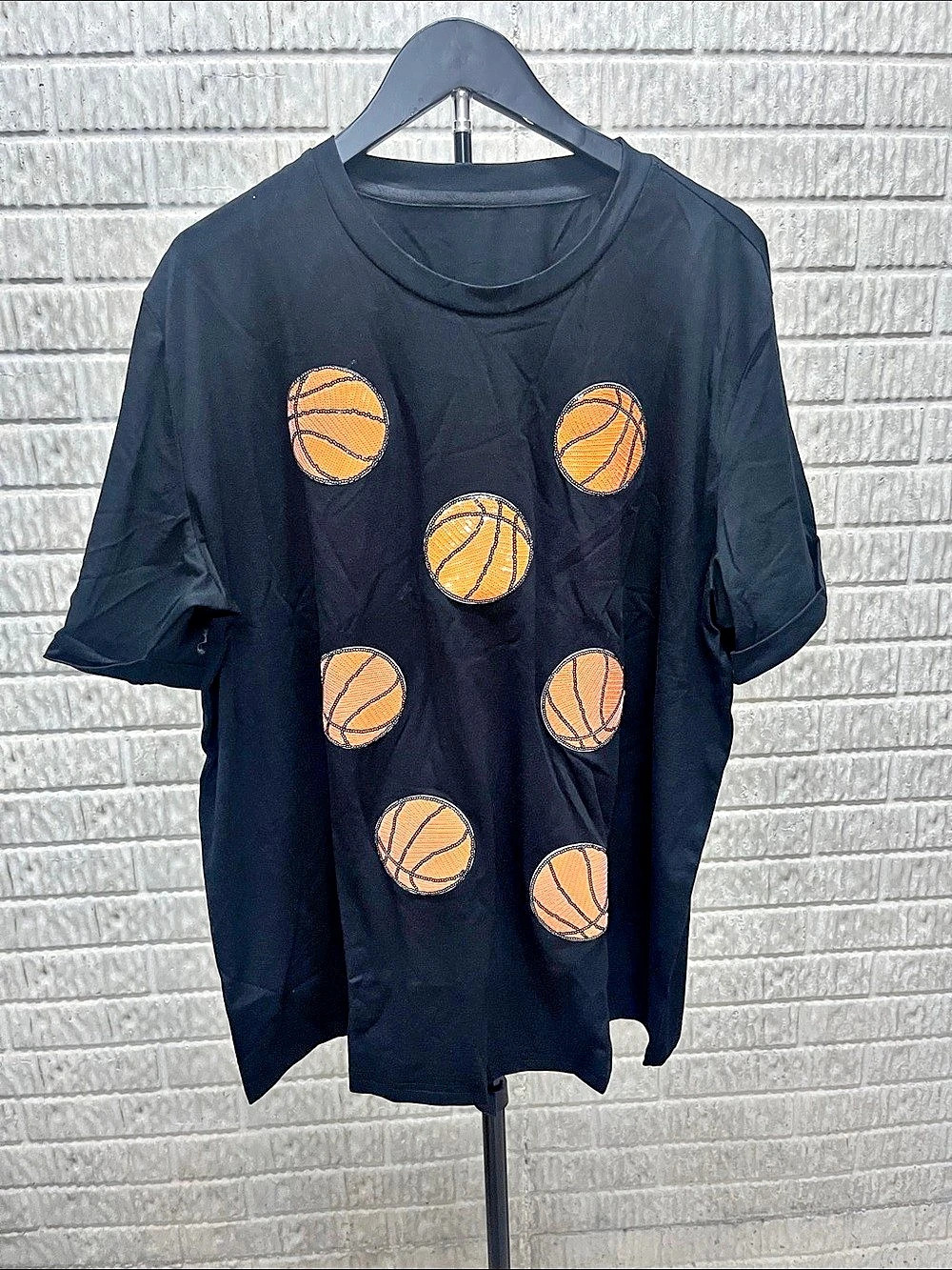 Basketball Graphic Tee Black Size 3XL Like New